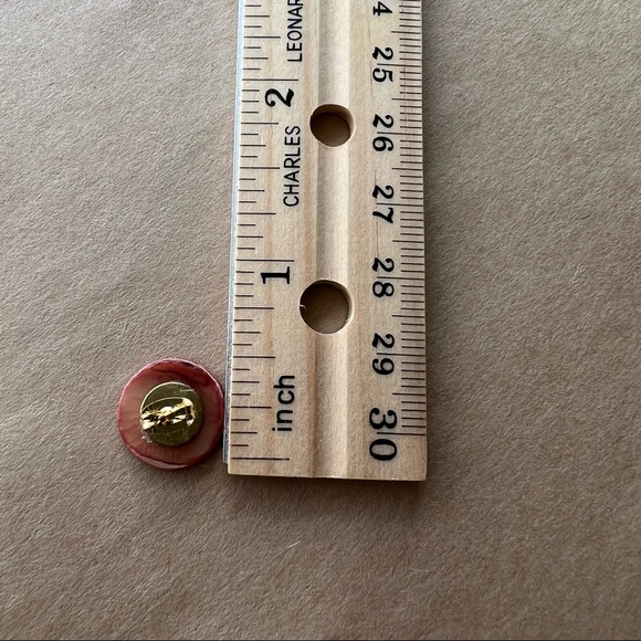 Button Earrings - Picture 8 of 8